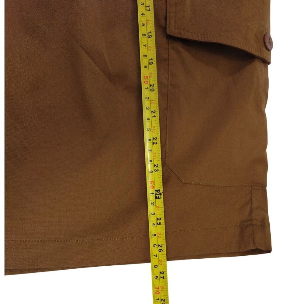 Kenneth Cole Mens Brown Cargo Shorts With Adjustable Waistband & Pockets Size 46 - Picture 7 of 7